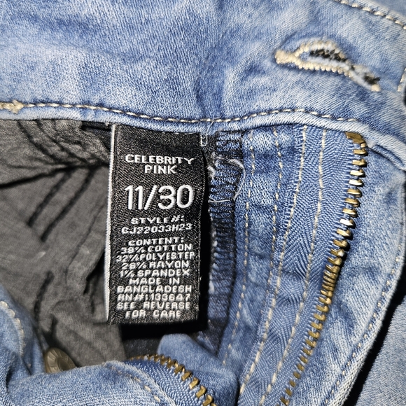 Celebrity Pink Light Blue Skinny Jeans - Picture 5 of 6